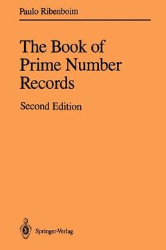 portada the book of prime number records (en Inglés)