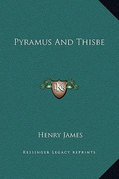 portada pyramus and thisbe (en Inglés)