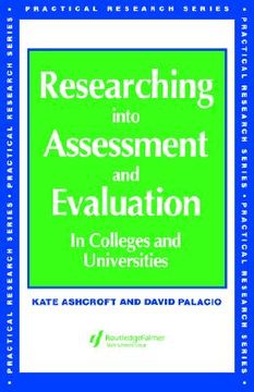 portada researching into assessment & evaluation (en Inglés)