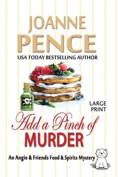 portada Add a Pinch of Murder [Large Print]: An Angie & Friends Food & Spirits Mystery (The Angie & Friends Food & Spirits Mysteries) (in English)
