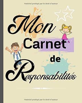 portada Mon Carnet de Responsabilités: Le Petit Plus qui Fera une Grande Différence (in French)