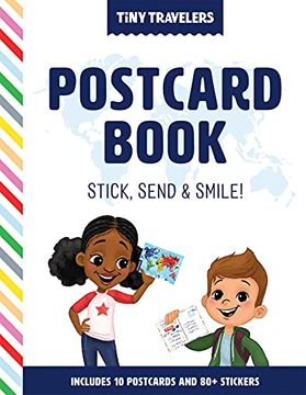 portada Tiny Travelers Postcard Book: Stick, Send & Smile! (in English)