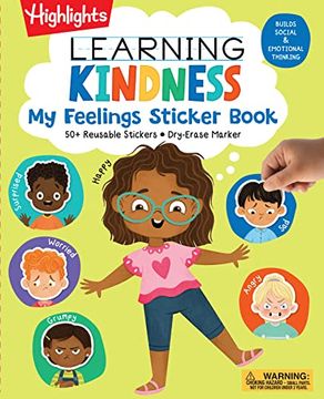 portada Learning Kindness my Feelings Sticker Book (Highlights Learning Kindness) (in English)