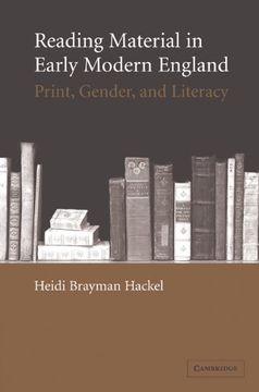 portada Reading Material in Early Modern England: Print, Gender, and Literacy (in English)