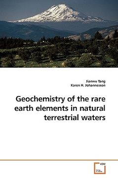 portada geochemistry of the rare earth elements in natural terrestrial waters (en Inglés)