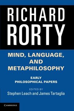 portada Mind, Language, And Metaphilosophy: Early Philosophical Papers (en Inglés)