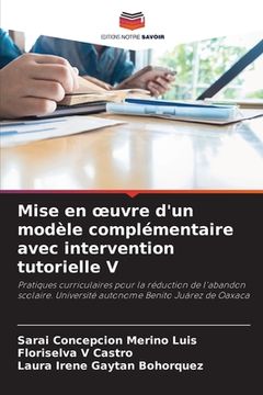 portada Mise en oeuvre d'un modèle complémentaire avec intervention tutorielle V (in French)