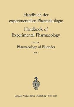 portada pharmacology of fluorides: part 2 (en Inglés)