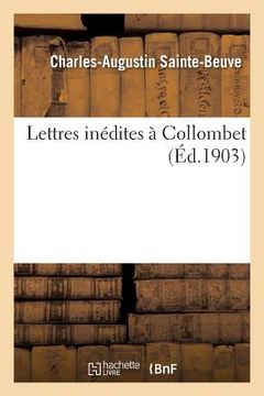 portada Lettres Inédites À Collombet (in French)