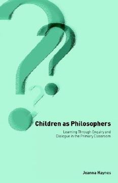 portada children as philosophers (en Inglés)