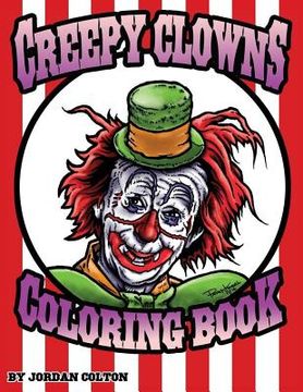 portada Creepy Clown Adult Coloring Book (en Inglés)