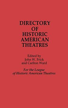 portada Directory of Historic American Theatres (en Inglés)