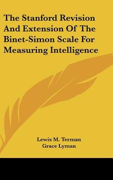 portada the stanford revision and extension of the binet-simon scale for measuring intelligence (en Inglés)