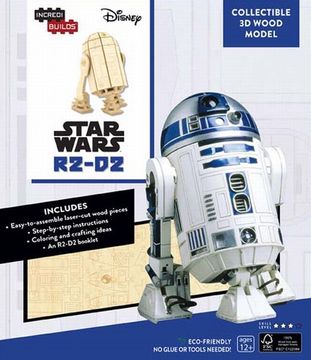 portada Incredibuilds: Star Wars: R2-D2 3d Wood Model