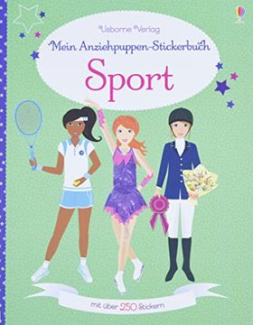 portada Mein Anziehpuppen-Stickerbuch: Sport (en Alemán)