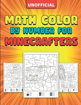 portada Math Color By Number For Minecrafters