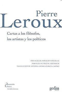 portada Cartas a los Filósofos, los Artistas y los Políticos (in Spanish)