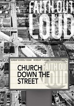 portada The Church Down the Street (Faith Out Loud) (Volume 4)