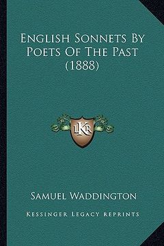portada english sonnets by poets of the past (1888) (in English)