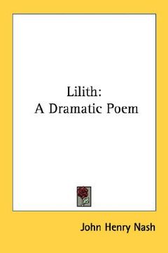 portada lilith: a dramatic poem