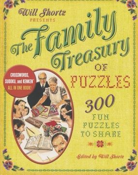 portada Will Shortz Presents the Family Treasury of Puzzles (en Inglés)