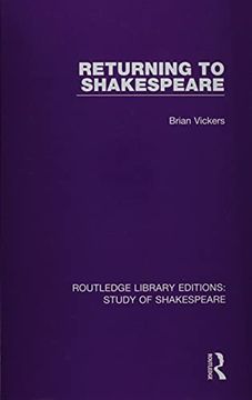 portada Returning to Shakespeare (in English)