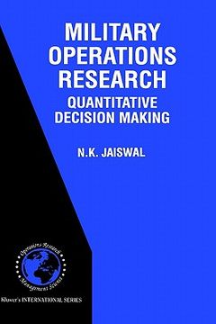 portada military operations research: quantitative decision making: quantitative decision making (en Inglés)