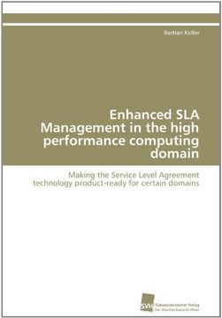 portada enhanced sla management in the high performance computing domain (in English)
