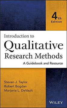 portada Introduction to Qualitative Research Methods: A Guidebook and Resource (in English)