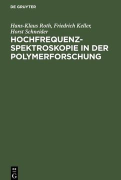 portada Hochfrequenzspektroskopie¿ N der Polymerforschung (en Alemán)