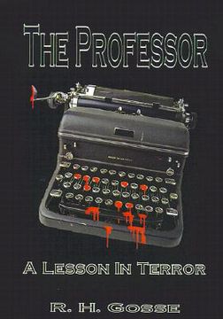portada the professor: a lesson in terror (en Inglés)