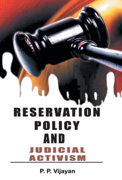 portada Reservation Policy And Judicial Activism (en Inglés)