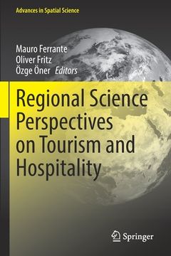 portada Regional Science Perspectives on Tourism and Hospitality (en Inglés)