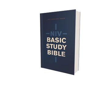 portada Niv, Basic Study Bible, Economy Edition, Paperback, Blue, red Letter 