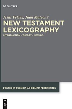 portada New Testament Lexicography (Fontes et Subsidia ad Bibliam Pertinentes) (in English)