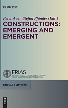 portada Constructions: Emerging and Emergent (Linguae & Litterae) 