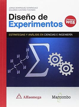 portada DISEÃ‘O DE EXPERIMENTOS ESTRATEGIAS Y ANALISIS EN CIENCIAS E INGENIERIA