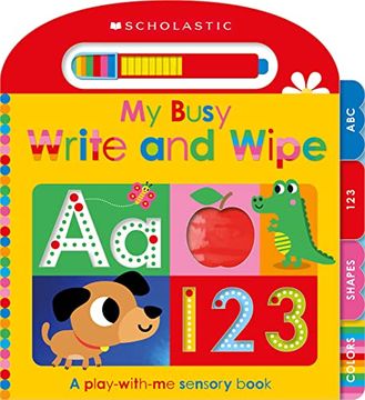 portada My Busy Write-And-Wipe: Scholastic Early Learners (a Play-With-Me Sensory Book) (en Inglés)