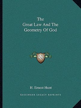 portada the great law and the geometry of god (en Inglés)