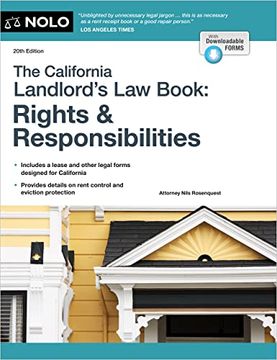 portada California Landlord's law Book, The: Rights & Responsibilities (California Landlord's law Book: Rights and Responsibilities) (in English)