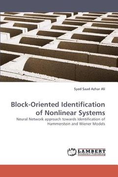 portada block-oriented identification of nonlinear systems (en Inglés)