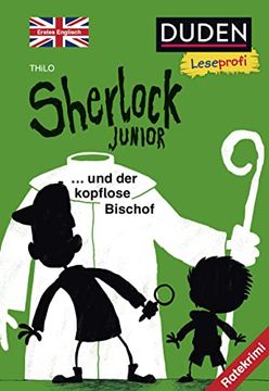 portada Sherlock Junior und der Kopflose Bischof. Erstes Englisch. Ratekrimi. (in German)