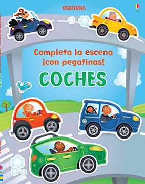 portada Coches. Completa la Escena¡ Con Pegatinas! (in Spanish)