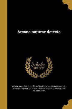 portada Arcana naturae detecta (en Latin)