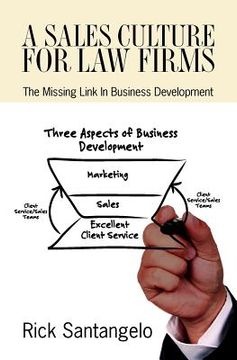 portada a sales culture for law firms (en Inglés)