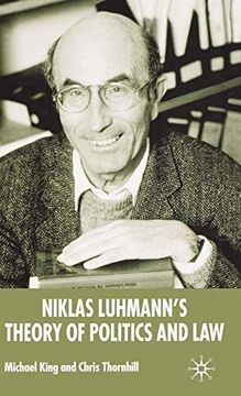 portada Niklas Luhmann's Theory of Politics and law (en Inglés)