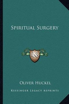 portada spiritual surgery (en Inglés)