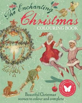 portada The Enchanting Christmas Colouring Book (en Inglés)