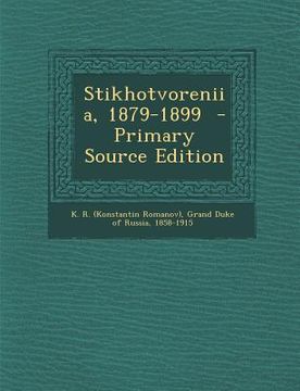 portada Stikhotvoreniia, 1879-1899 - Primary Source Edition (in Russian)