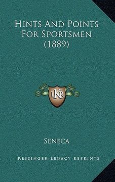 portada hints and points for sportsmen (1889) (en Inglés)